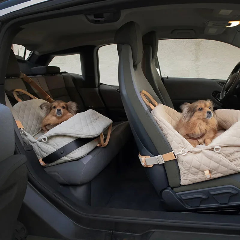 Luxury Dog Carrier Handbag for Car Seat