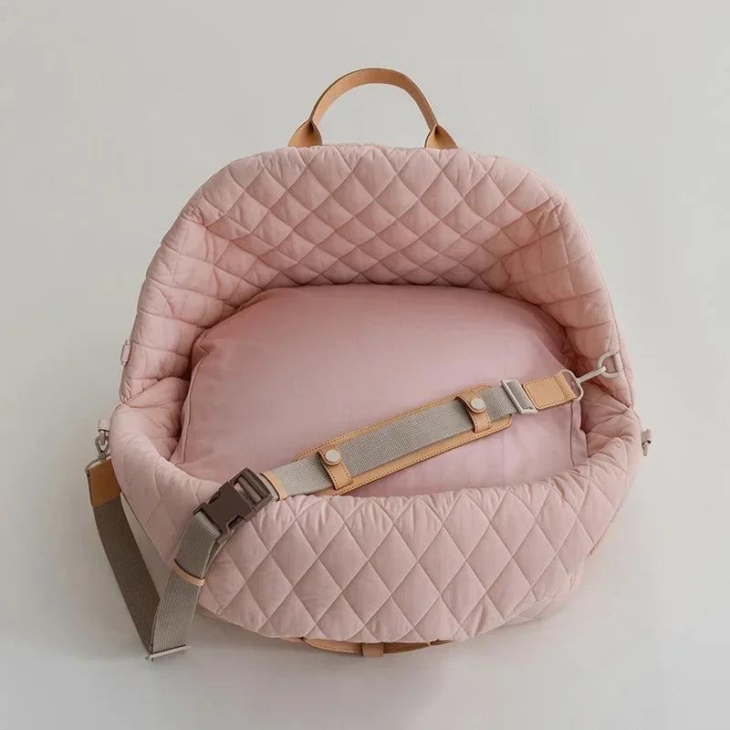 Luxury Dog Carrier Handbag for Car Seat