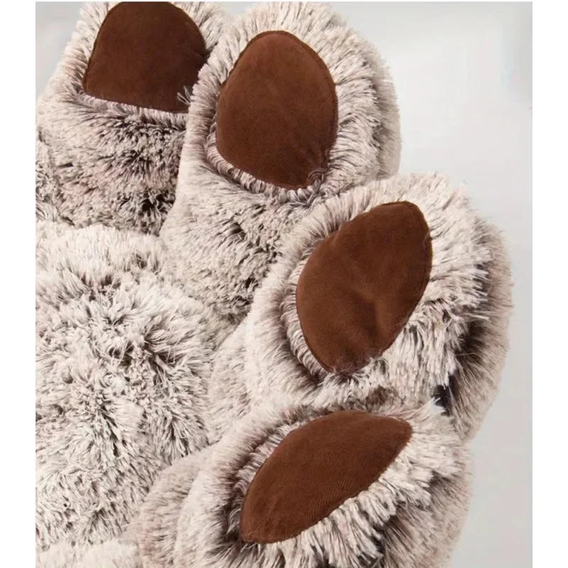 Round Paw Style Dog Bed for Small and Medium Dogs