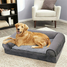 Large Orthopaedic Dog Bed with Bolster Washable Cover