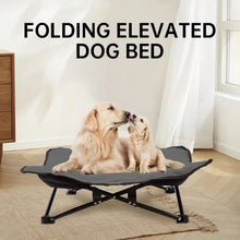 Outdoor Foldable Pet Bed with Support and Dust-proof Dog Mattress