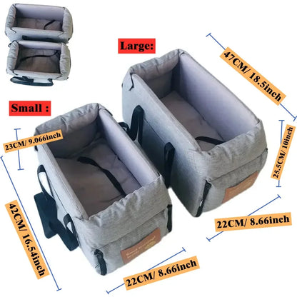 Central Dog Car Seat Bed