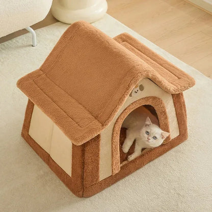Foldable Dog House Kennel Bed for Small Dogs