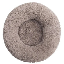 Plush Round Donut Dog Bed