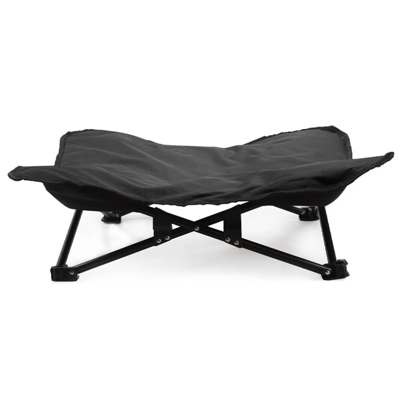 Outdoor Foldable Pet Bed with Support and Dust-proof Dog Mattress