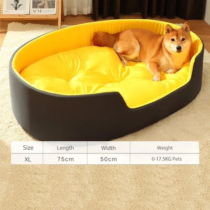 Big Dog Bed – Extra Large Orthopedic Cushion Mat for Large Dogs, Washable Cover, Non-Slip Base, Durable Pet Bed for Home & Garden