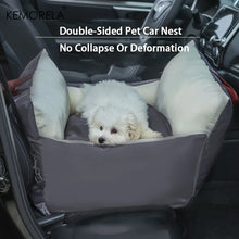 Luxury Plush Travel Car Bed. Double-Sided with Adjustable Safety Belts
