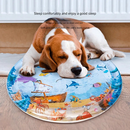 Summer Cooling Water Bed Cushion Dog Mat
