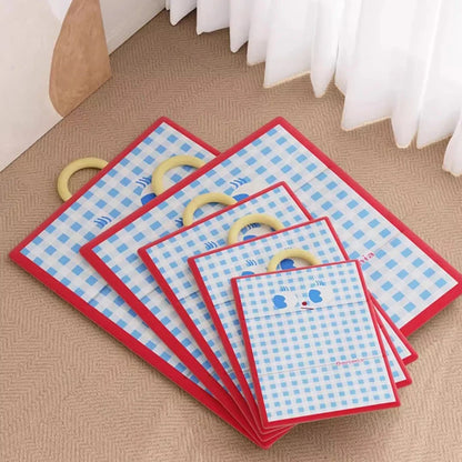 Plaid Cooling Dog Mat for Small & Big Dogs