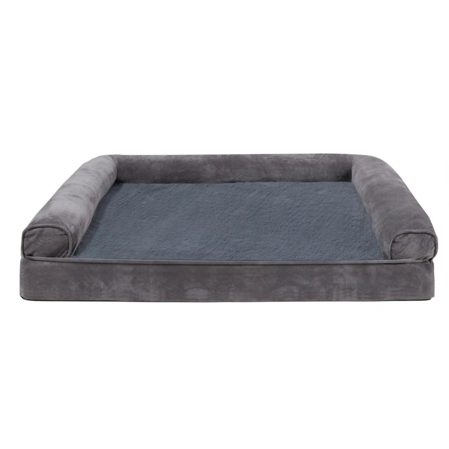 Large Orthopaedic Dog Bed with Bolster Washable Cover
