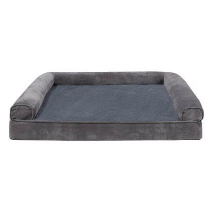 Large Orthopaedic Dog Bed with Bolster Washable Cover
