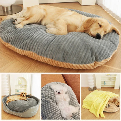 Corduroy Dog Bed for All Sizes