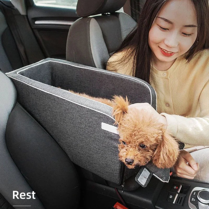 Dog Car Seat for Travel. Cosy and Soft.