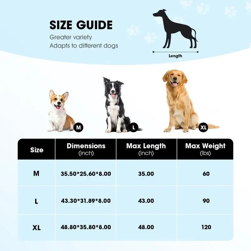 Elevated Dog Bed for Large Dogs – Cooling Pet Cot with Breathable Mesh, Durable Steel Frame, Easy Clean, Raised Indoor/Outdoor Pet Bed