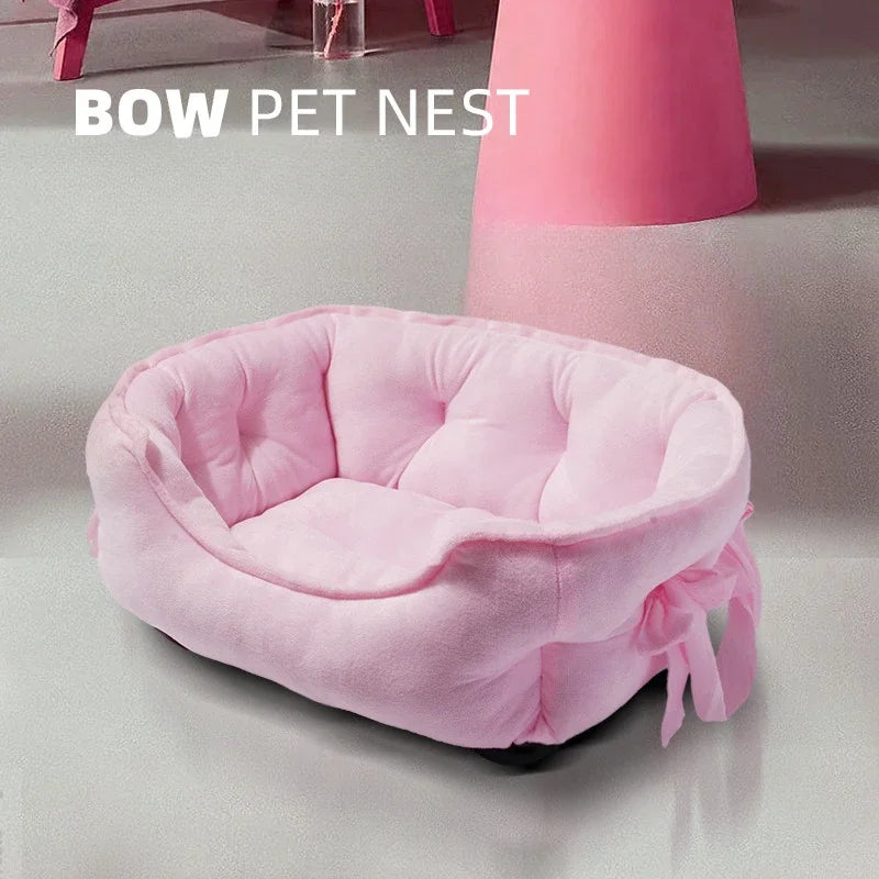 Super Cute Soft and Comfortable High Elastic PP Cotton Wool Dog Bed