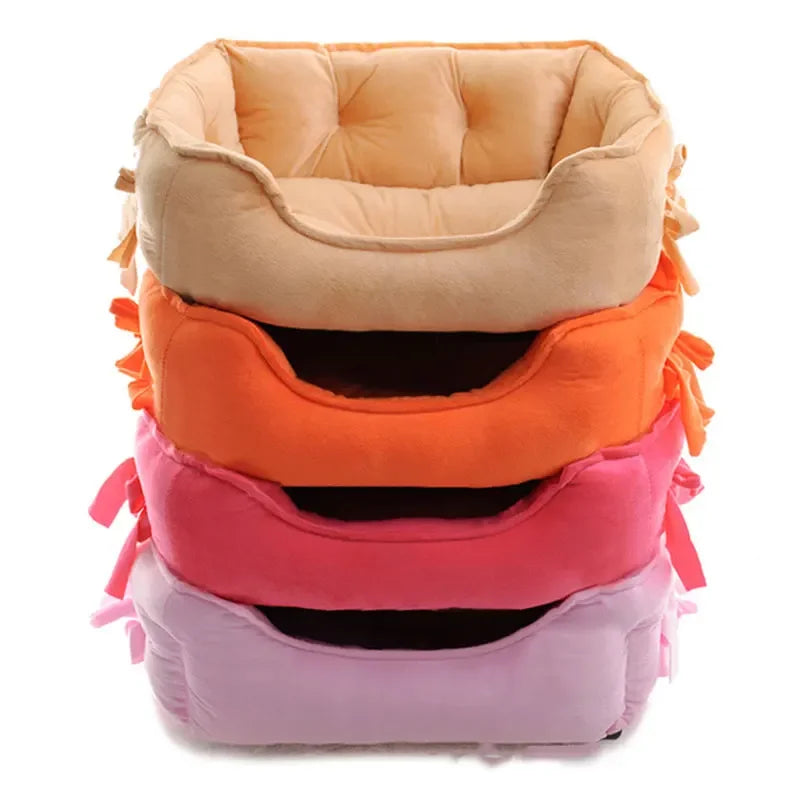 Super Cute Soft and Comfortable High Elastic PP Cotton Wool Dog Bed