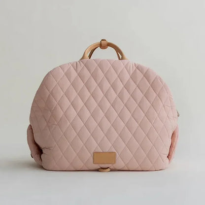 Luxury Dog Carrier Handbag for Car Seat