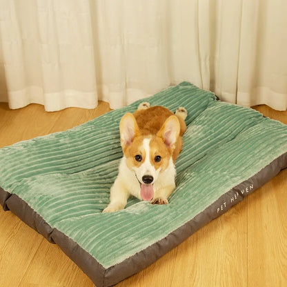 Large Soft Corduroy and Non-slip Dog Bed/Mat