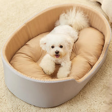 Deluxe Dog Bed for Small or Medium Dogs. Washable, Non-Slip with Bottom High and Low Sides